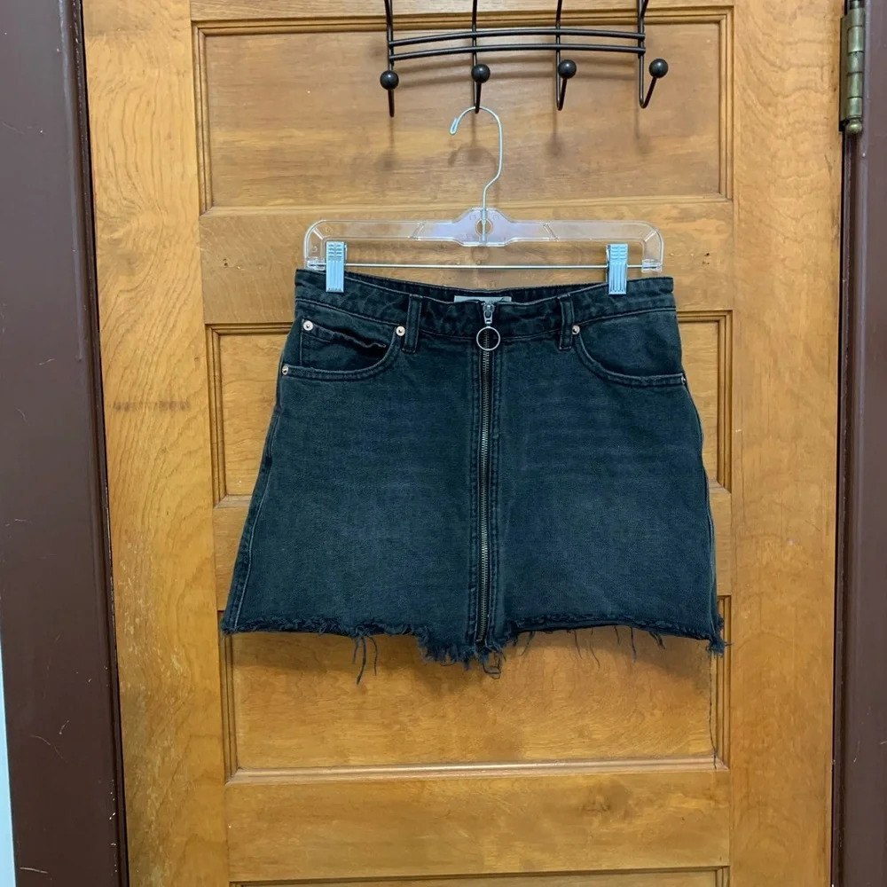 We The Free Zip Up Denim Skirt - Picture 3 of 7